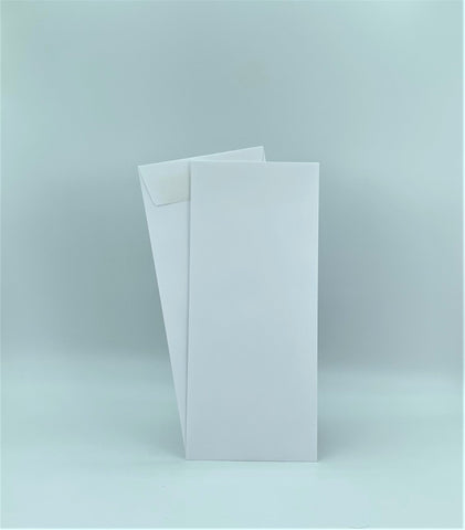 #11 Policy (Open End) Envelope, 4 1/2 x 10 3/8, Premium 28lb. White, Gum Flap, 500/Box - Cashier Depot