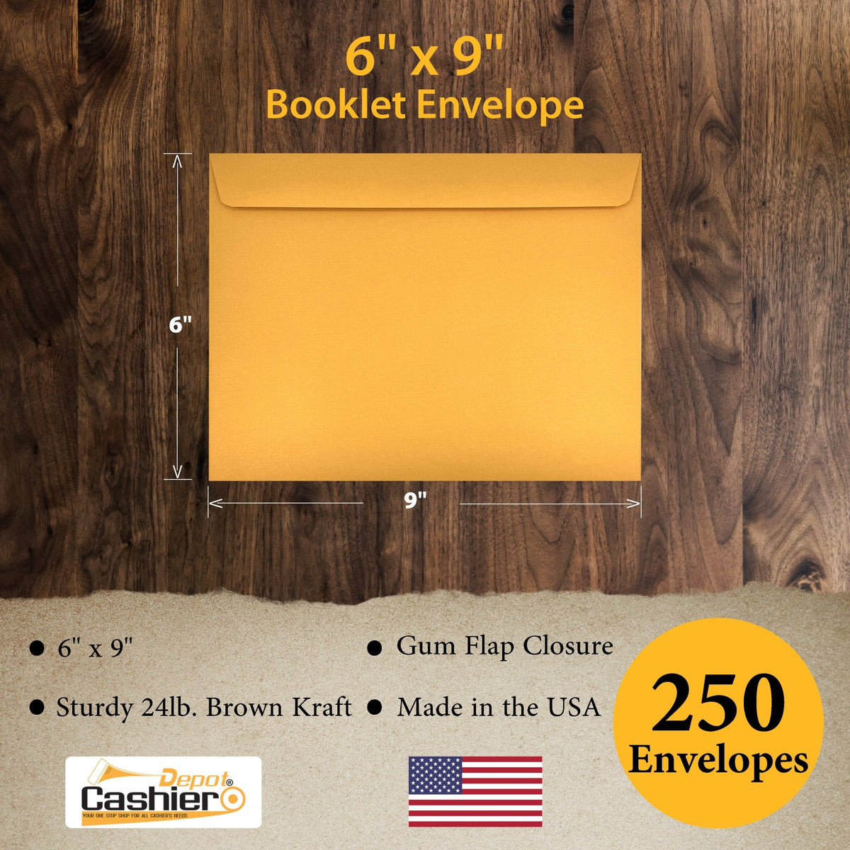Aazon.co : 500 Cashier Depot #11 Policy (Open End) Envelopes, 4 1/2