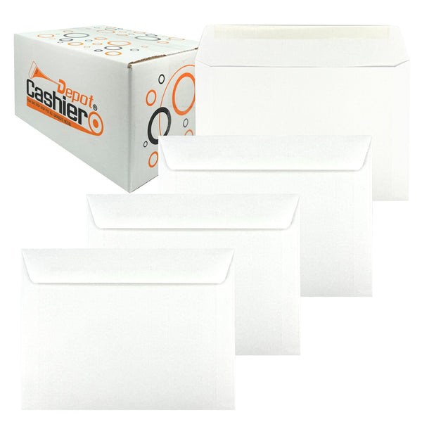 11 Policy Envelope, 4 1/2 X 10 3/8, 24lb. Kraft, Gum Flap – Cashier Depot
