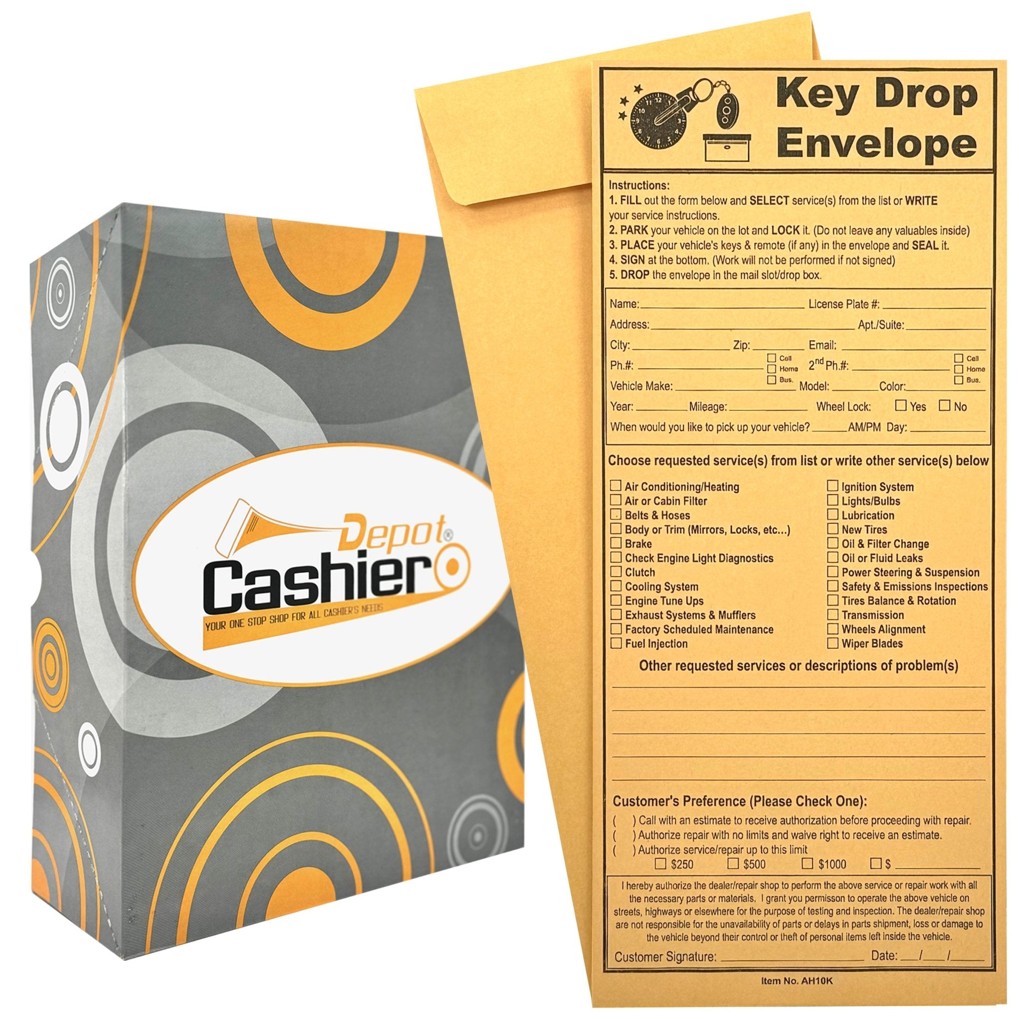 Key Drop Envelopes – Cashier Depot