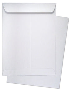 10" x 13" Catalog (Open End) Envelopes, Premium 28lb. White, Gum Flap, 100/Box - Cashier Depot