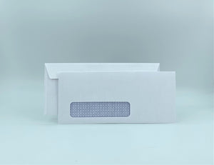 #9 Security Business Envelopes with Left Window, 3 7/8 x 8 7/8, Laser/Inkjet Compatible Gum Flap, 24lb. White Wove, 500/Box