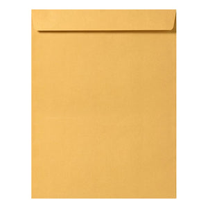 9" x 12" Catalog (Open End) Envelopes, Premium 28lb. Kraft, Gum Flap, 500/Box - Cashier Depot