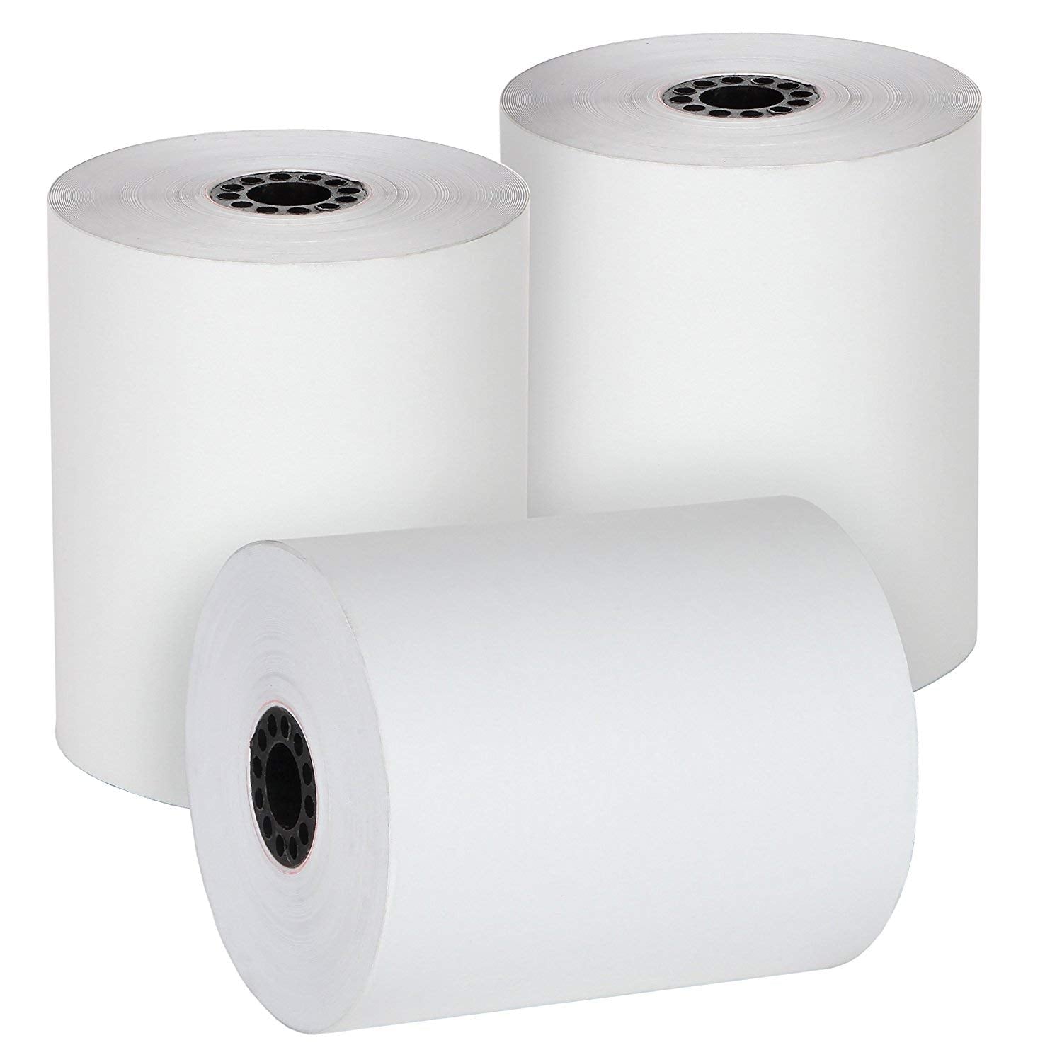 Cashier Depot Thermal Paper Rolls 2 1/4" X 50', Premium White, 50 Rolls - Cashier Depot