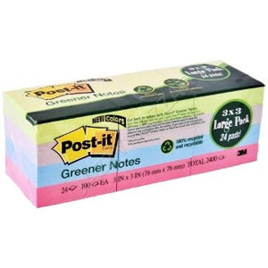 Post-It Cube Sticky Notes, 3in X 3in, 24 Pads, 100 Sheet each - Cashier Depot
